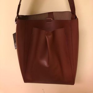 Everlane coca brown Italian studio bag